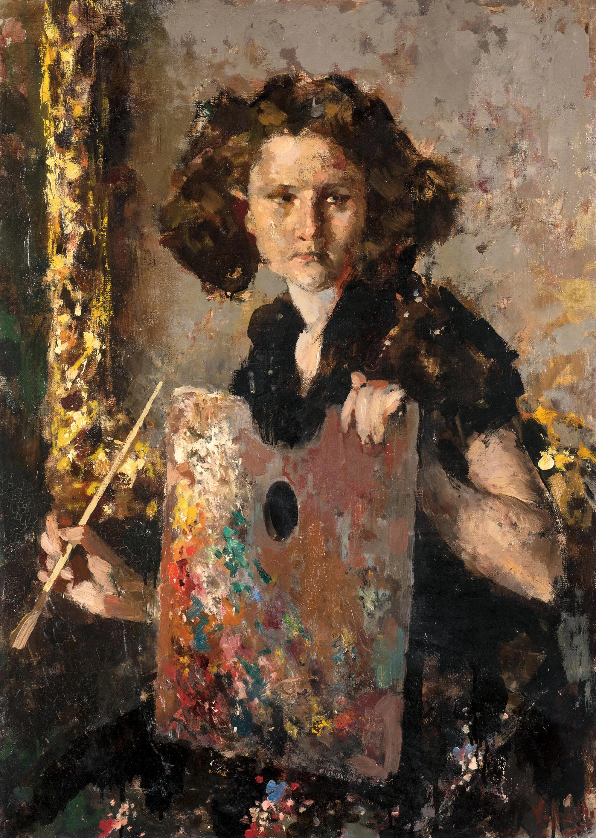 La giovane pittrice